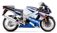 Suzuki GSX-R 1000 K2 2002 - White/Blue Version - Decalset