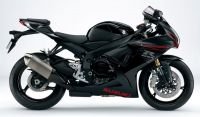 Suzuki GSX-R 750 L2 2012 - Schwarz/Rote Version - Dekorset