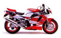 Suzuki GSX-R 750 1995 - Rot/Weiße Version - Dekorset