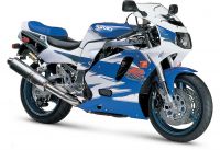 Suzuki GSX-R 750 1995 - White/Blue Version - Decalset