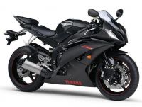 Yamaha YZF-R6 RJ15 2008 - Black Version - Decalset