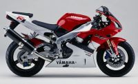 Yamaha YZF-R1 RN01 1999 - Red/White Version - Decalset