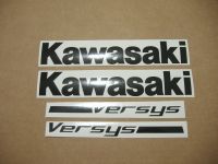 Kawasaki Versys 650 2007 - Silber Version - Dekorset