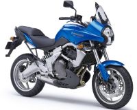 Kawasaki Versys 650 2008 - Blaue Version - Dekorset