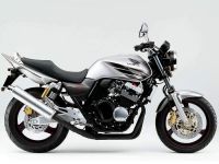 Honda CB 400 2005 - Silber Version - Dekorset