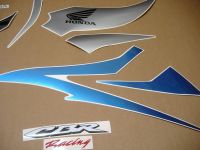 Honda CBR 600RR 2007 - Blau/Silber/Schwarze Version - Dekorset