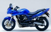 Kawasaki ZR-7S 2002 - Blaue Version - Dekorset