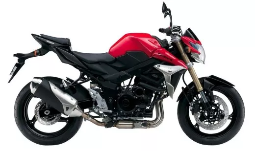 Suzuki GSR 750 2012 - Rot/Silber Version - Dekorset