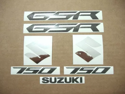 Suzuki GSR 750 2012 - Weiße Version - Dekorset