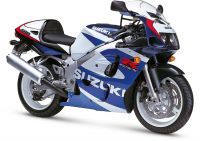 Suzuki GSX-R 600 2000 - Blue/Black Version - Decalset