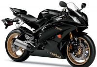 Yamaha YZF-R6 RJ15 2009 - Black Version - Decalset