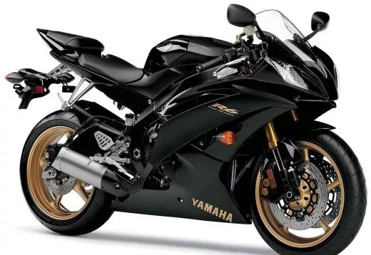 Yamaha YZF-R6 RJ15 2009 - Schwarze Version - Dekorset