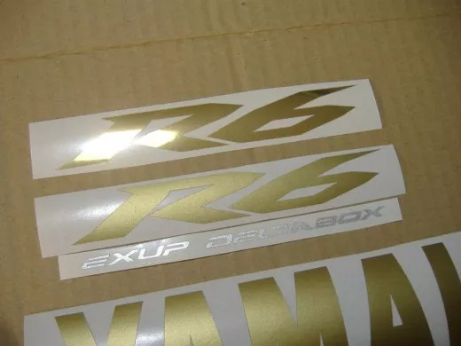 Yamaha YZF-R6 RJ15 2009 - Schwarze Version - Dekorset