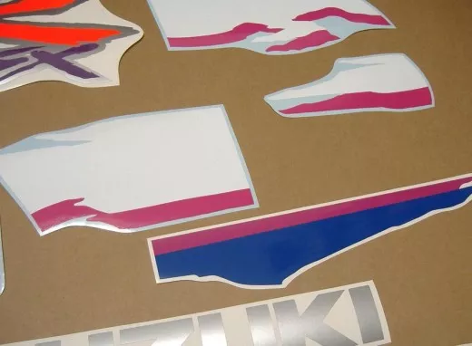 Suzuki GSX-R 750 1994 - Weiß/Blaue SP Version - Dekorset