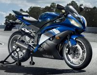 Yamaha YZF-R6 RJ15 2009 - Blaue Version - Dekorset