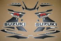 Suzuki GSX-R 600 2004-2005 - Matte-Black - Custom-Decalset