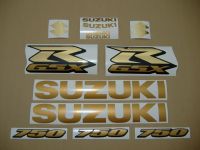 Suzuki GSX-R 750 Universal - Gold - Custom-Decalset