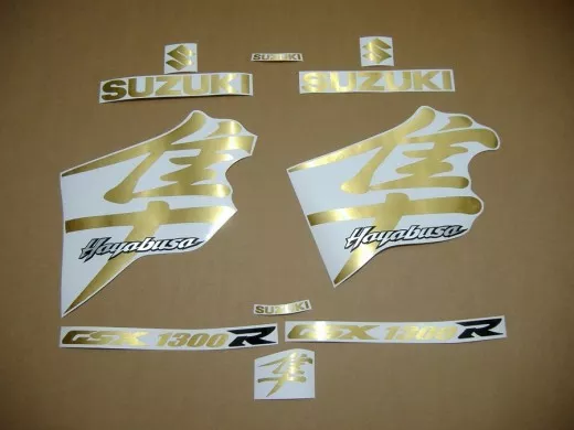 Suzuki Hayabusa 1999-2007 - Gold-Gebürstet - Custom-Dekorset