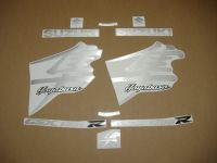 Suzuki Hayabusa 1999-2007 - Brushed-Silver - Custom-Decalset