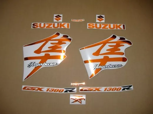 Suzuki Hayabusa 1999-2007 - Chrome-Orange - Custom-Dekorset