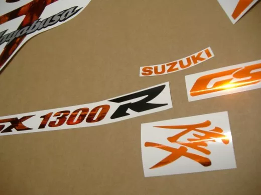 Suzuki Hayabusa 1999-2007 - Chrome-Orange - Custom-Dekorset