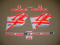 Suzuki Hayabusa 1999-2007 - Fluoreszierend-Rot - Custom-Dekorset