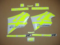 Suzuki Hayabusa 1999-2007 - Fluorescent-Yellow - Custom-Decalset