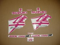 Suzuki Hayabusa 1999-2007 - Pink - Custom-Decalset