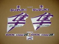 Suzuki Hayabusa 1999-2007 - Purple - Custom-Decalset