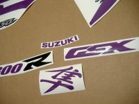 Suzuki Hayabusa 1999-2007 - Violett - Custom-Dekorset