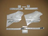 Suzuki Hayabusa 1999-2007 - Silver-Carbon - Custom-Decalset