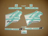 Suzuki Hayabusa 1999-2007 - Turquoise - Custom-Decalset