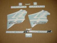 Suzuki Hayabusa 1999-2007 - White - Custom-Decalset