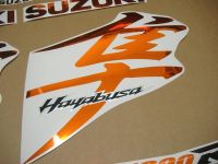 Suzuki Hayabusa 2008-2019 - Chrome-Orange - Custom-Dekorset