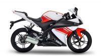 Yamaha YZF-R125 2008 - Weiß/Rote Version - Dekorset