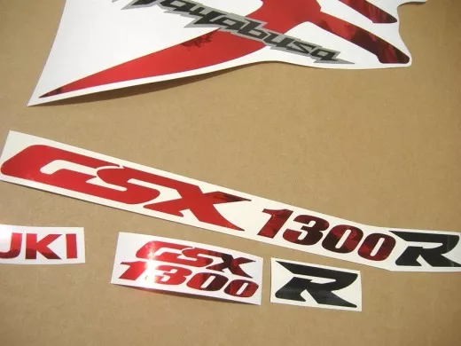 Suzuki Hayabusa 2008-2019 - Chrome-Rot - Custom-Dekorset