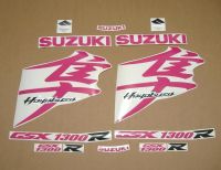 Suzuki Hayabusa 2008-2019 - Pink - Custom-Decalset