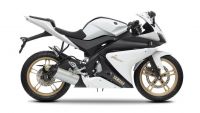 Yamaha YZF-R125 2012 - White Version - Decalset