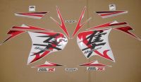 Suzuki Hayabusa GSX-1300R 2008-2015 - Silber/Chrome-Rot - Custom-Dekorset