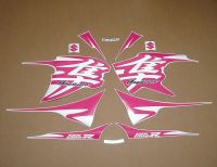 Suzuki Hayabusa GSX-1300R 2010-2011 - Pink - Custom-Decalset