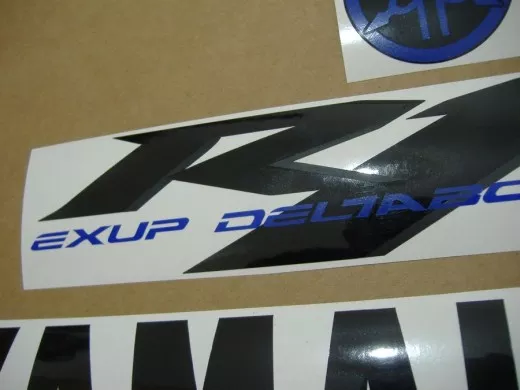 Yamaha YZF-R1 2004-2008 - Blau/Schwarz - Custom-Dekorset