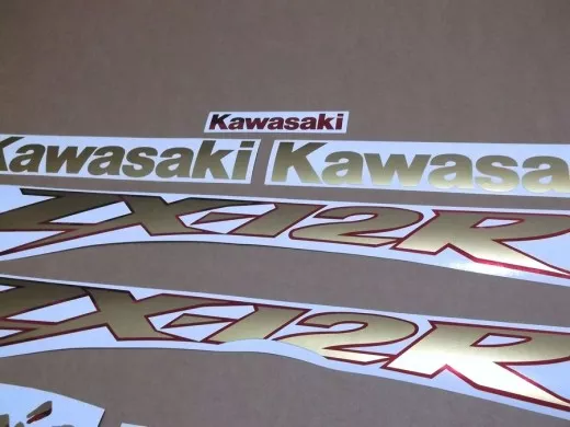 Kawasaki ZX-12R 2004 - Gold/Rot - Custom-Dekorset