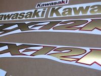 Kawasaki ZX-12R 2004 - Gold/Rot - Custom-Dekorset