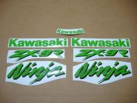 Kawasaki ZX-9R - Grün - Custom-Dekorset
