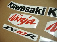 Kawasaki ZX-10R 2008 - Rot - Custom-Dekorset