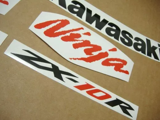 Kawasaki ZX-10R 2008 - Rot - Custom-Dekorset