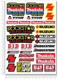 SUZUKI Makita Rockstar Stickerset 34x49cm