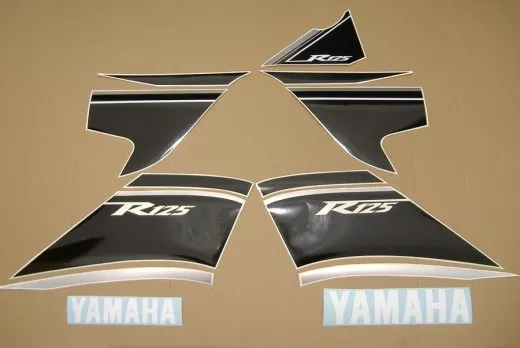 Yamaha YZF-R125 2009 - Gelbe Version - Dekorset