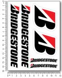 Bridgestone Stickerset 12x16cm