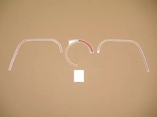 Yamaha MT-03 2006 - Weiße Version - Dekorset